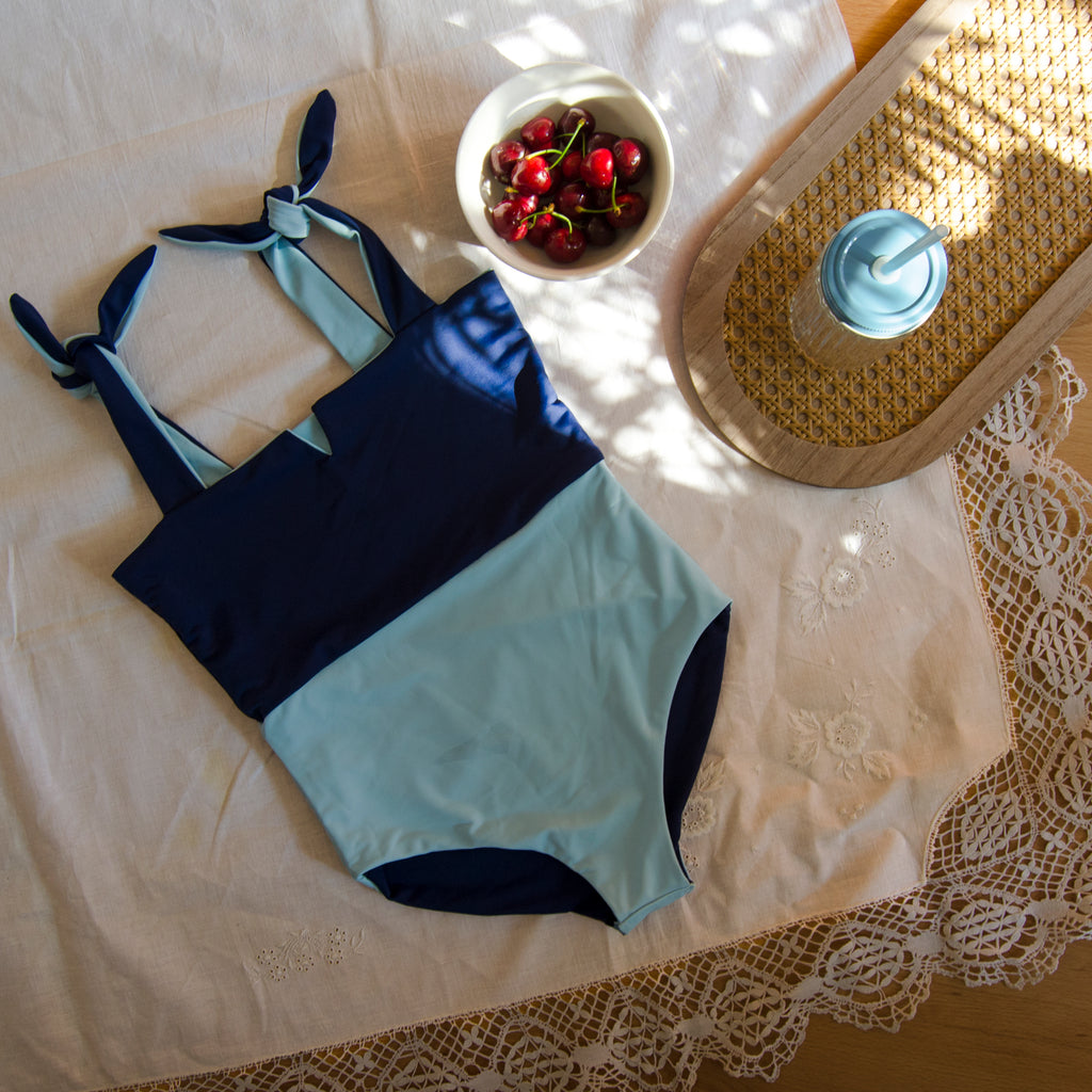 Bañador reversible Ola