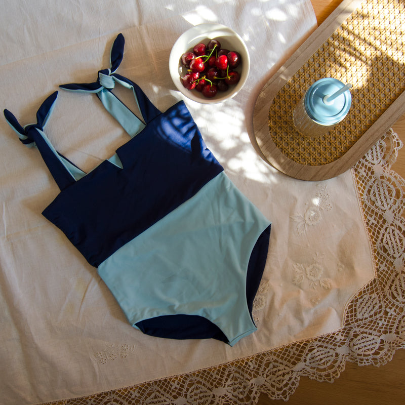 Bañador reversible Ola